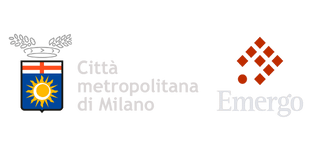 Logo città metropolitana e logo emergo
